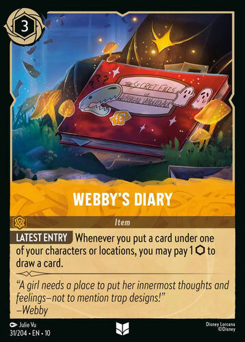 31/204·EN·10 Webby's Diary (Uncommon)