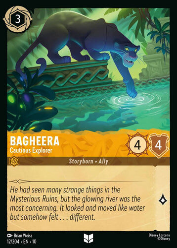12/204·EN·10 Bagheera - Cautious Explorer (Uncommon)