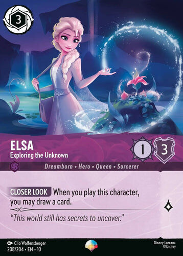 208/204·EN·10 Elsa - Exploring the Unknown (Epic)