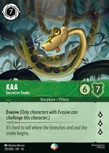 212/204·EN·10 Kaa - Secretive Snake (Epic)