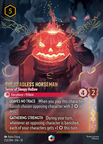 232/204·EN·10 The Headless Horseman - Terror of Sleepy Hollow  (Eachanted)