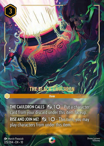225/204·EN·10 The Black Cauldron (Eachanted)