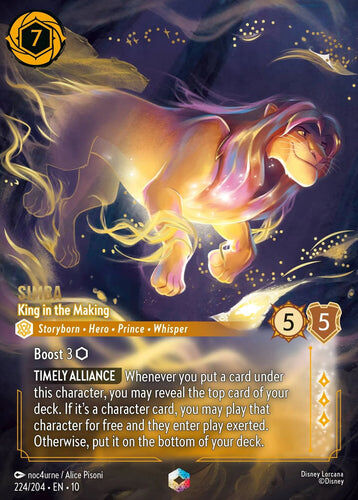 224/204·EN·10 Simba - King in the Making (Eachanted)