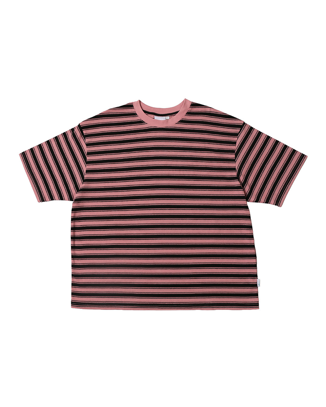 MTA｜A Star Boxy Striped Tee (Pink/Black)