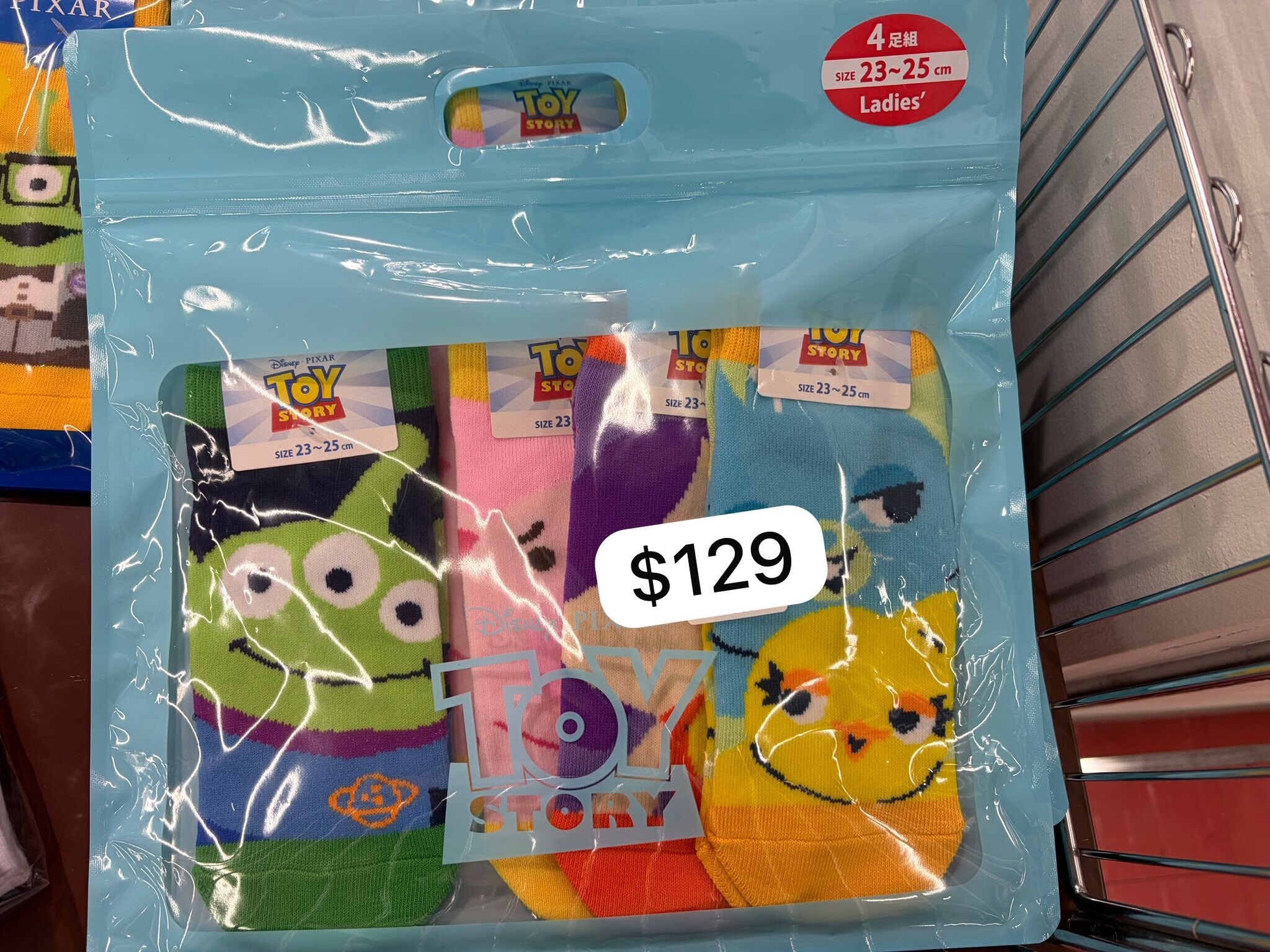 TOY STORY 襪 一SET 四對