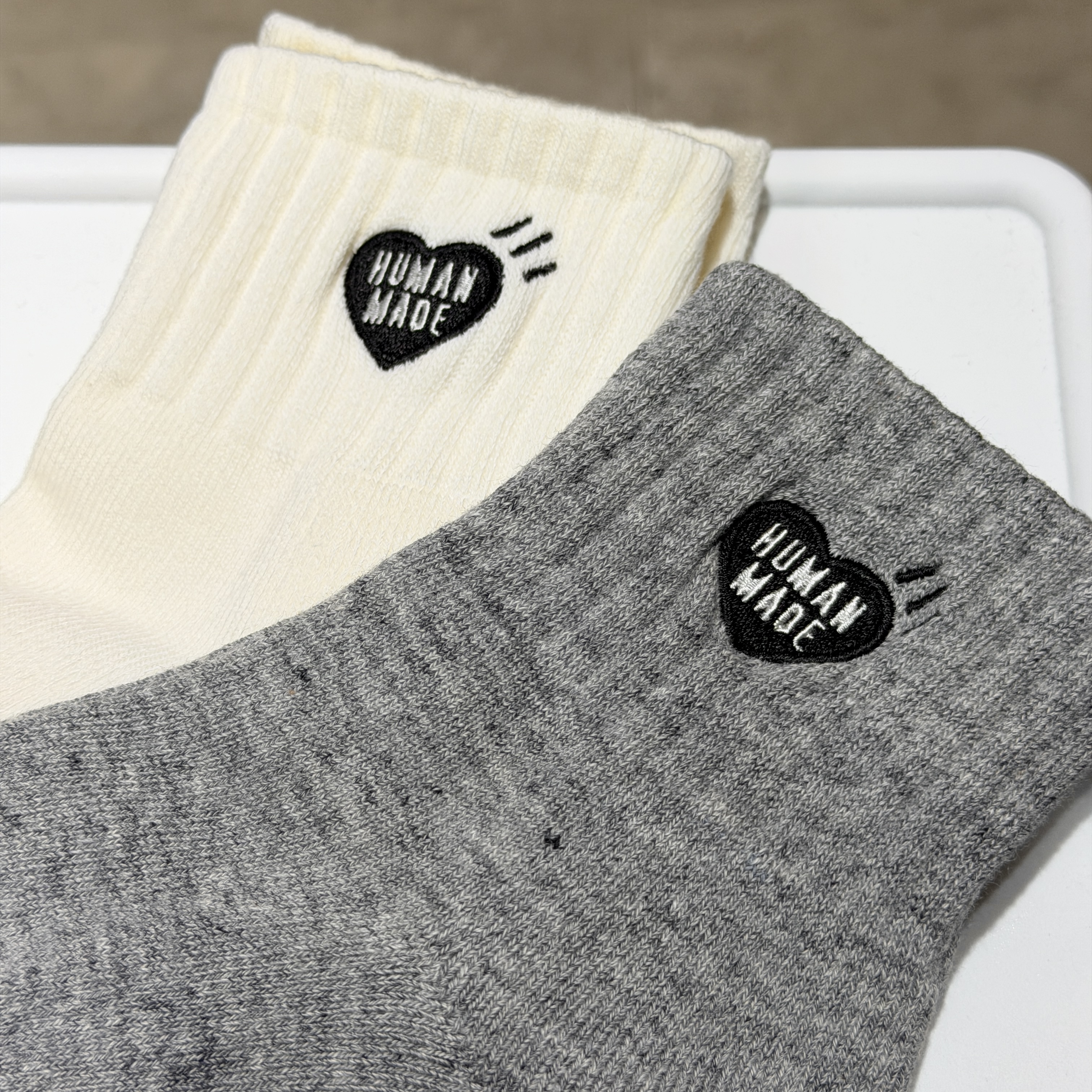 【現貨】Humanmade PILE SHORT SOCKS 愛心中筒襪 HM31GD061