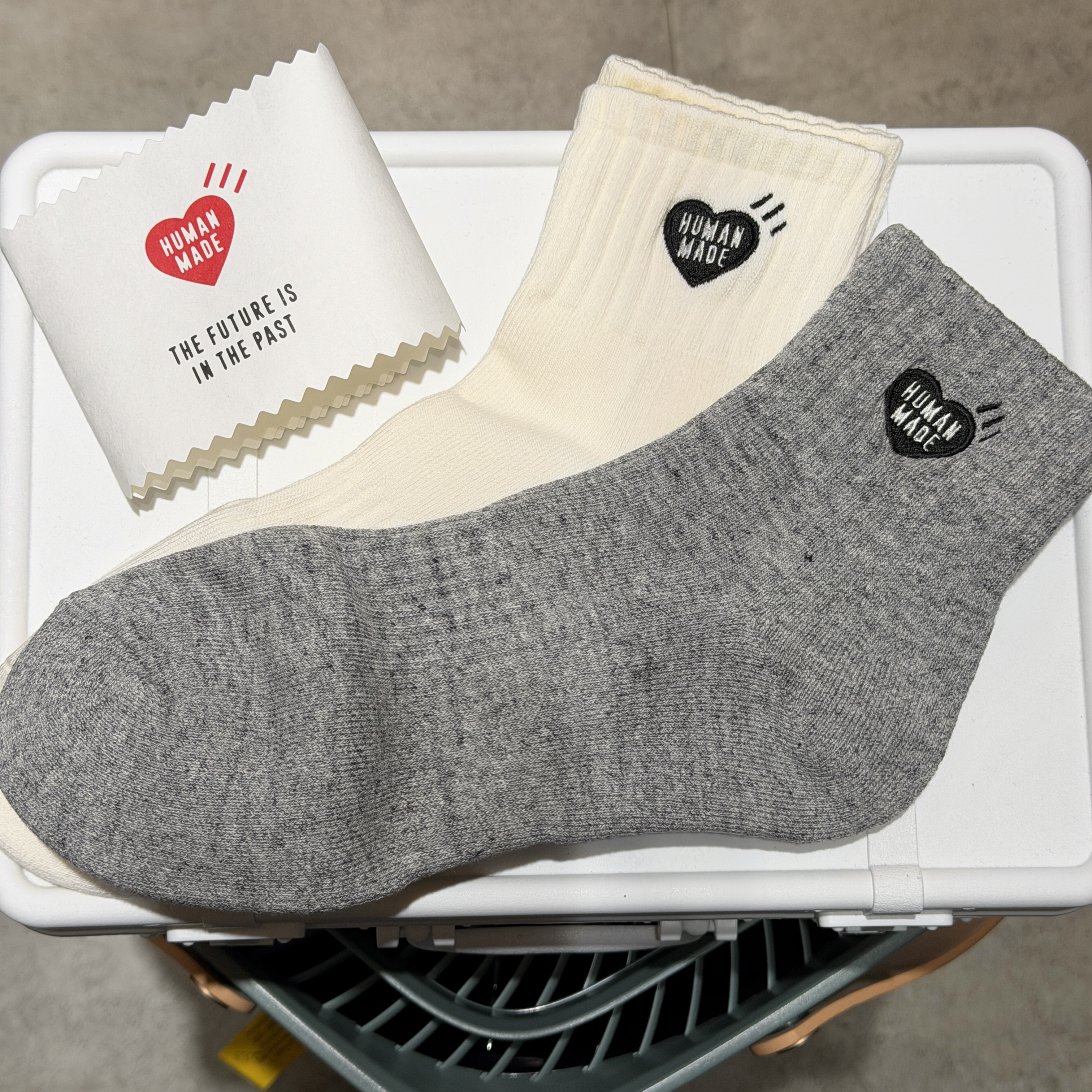 【現貨】Humanmade PILE SHORT SOCKS 愛心中筒襪 HM31GD061