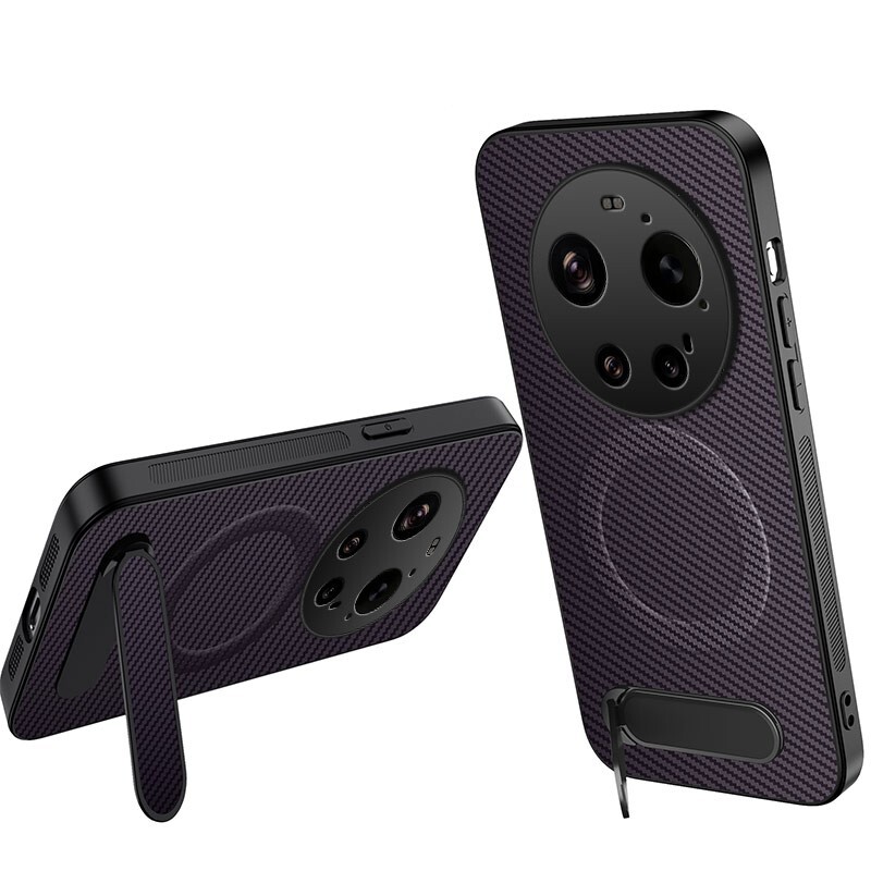 XPRO - Mag Arx Stand - Xiaomi 17 Ultra Case 貼身防撞碳纖紋磁吸支架手機保護殼