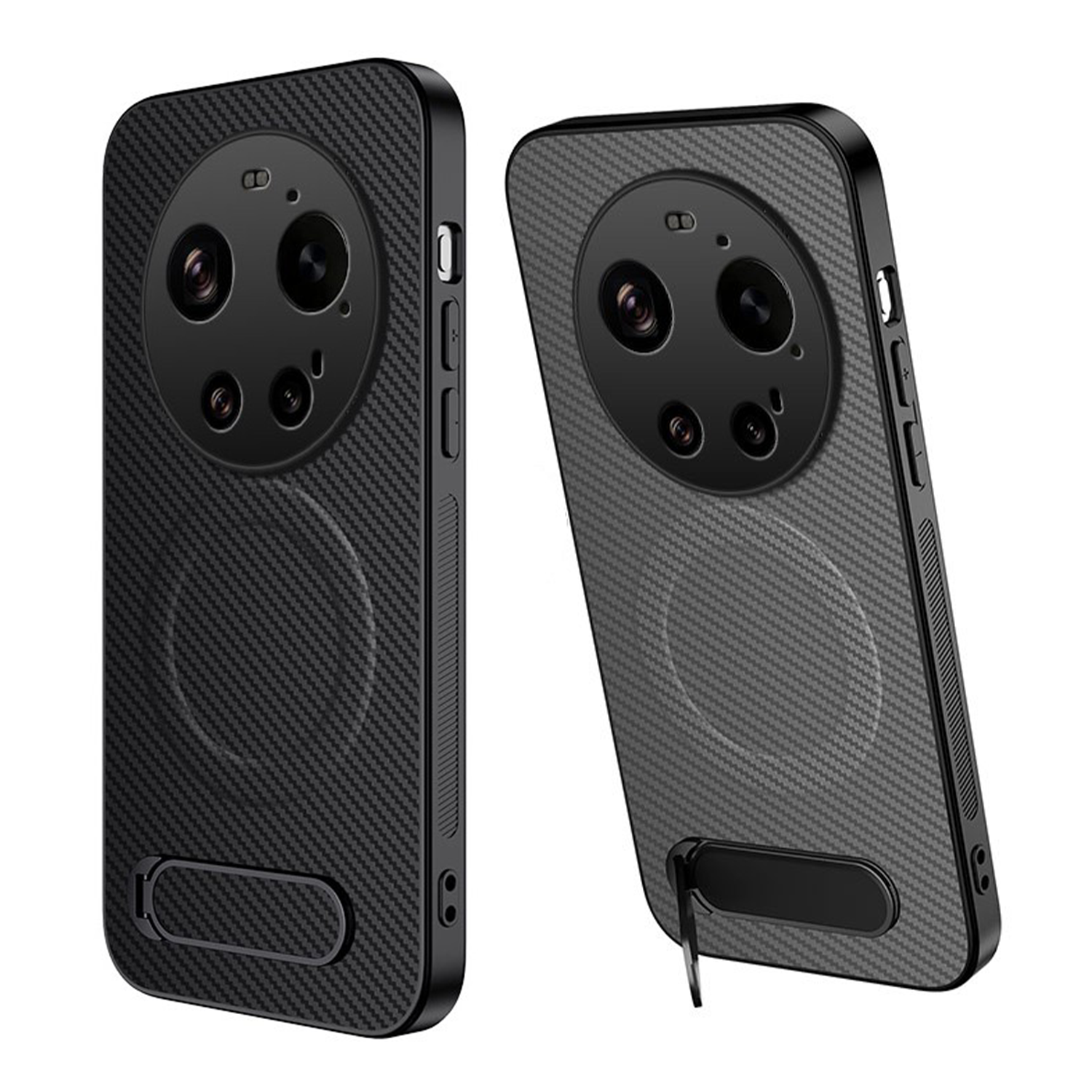 XPRO - Mag Arx Stand - Xiaomi 17 Ultra Case 貼身防撞碳纖紋磁吸支架手機保護殼