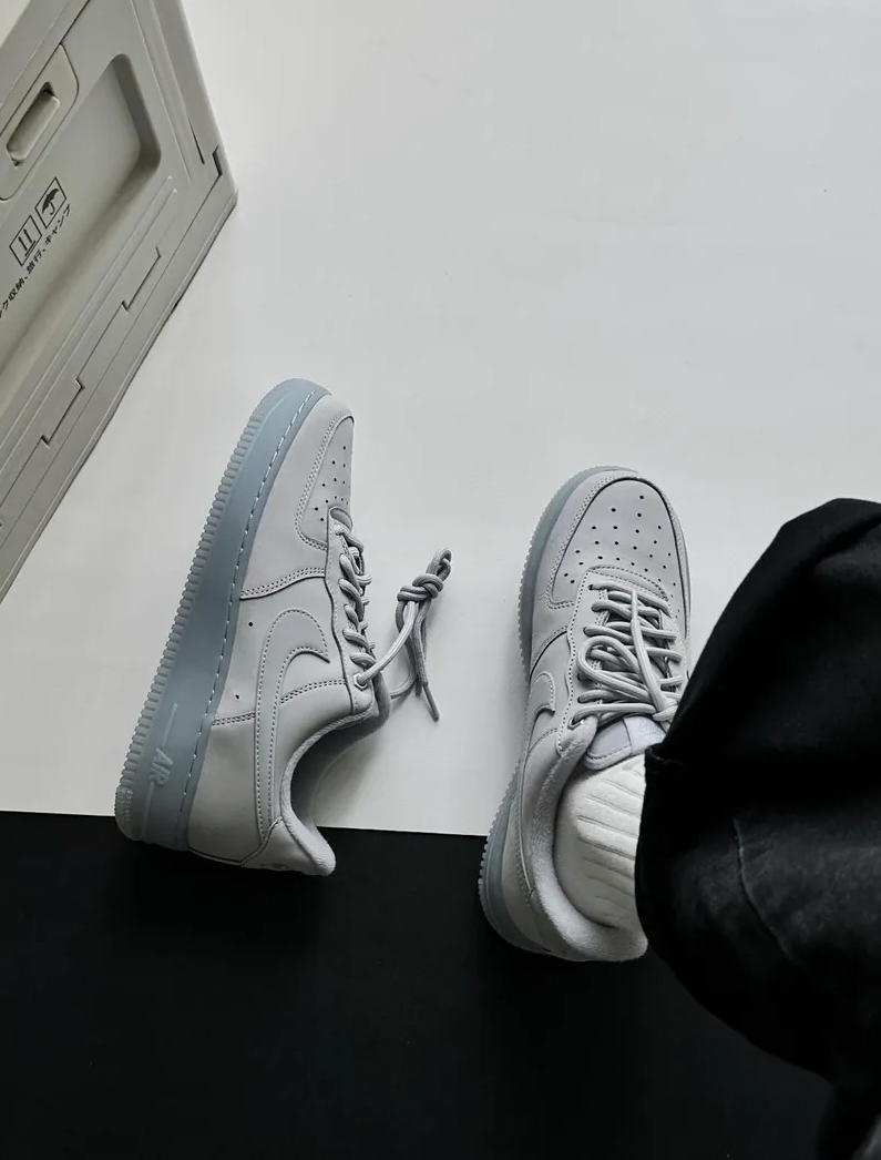 <帥爛> Nike Air Force 1 '07 WB AF1 麂皮 冰川灰藍 冰底 CJ9179002