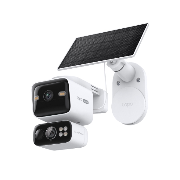 TP-Link Tapo C645D KIT 2K 3MP 雙鏡頭旋轉式電池攝影機 + 太陽能板套裝