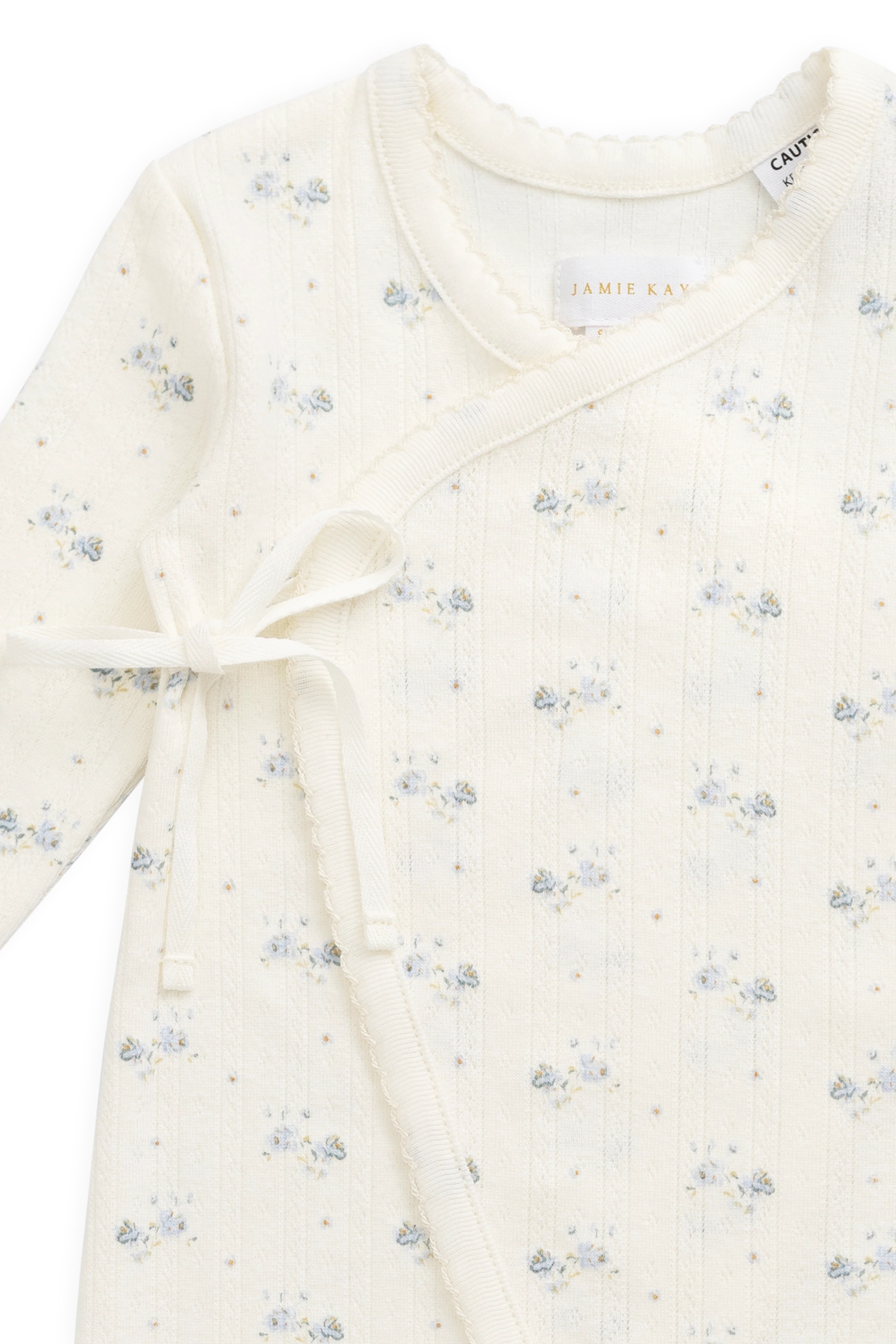 【預購】JAMIE KAY -Organic Cotton Pointelle Estelle Onepiece（Molly Blue）