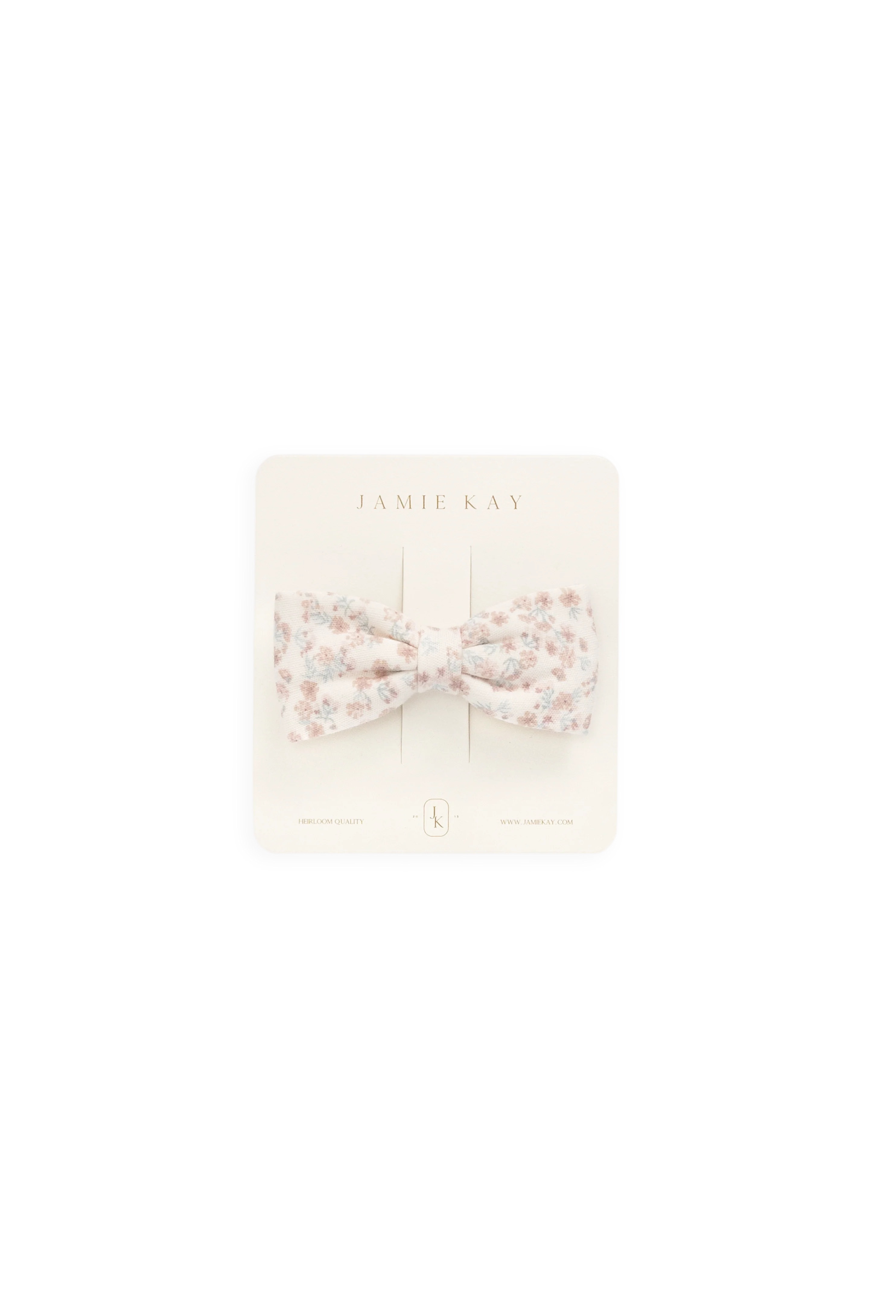 【預購】JAMIE KAY -Organic Cotton Desiree Bow（Posy Milk）