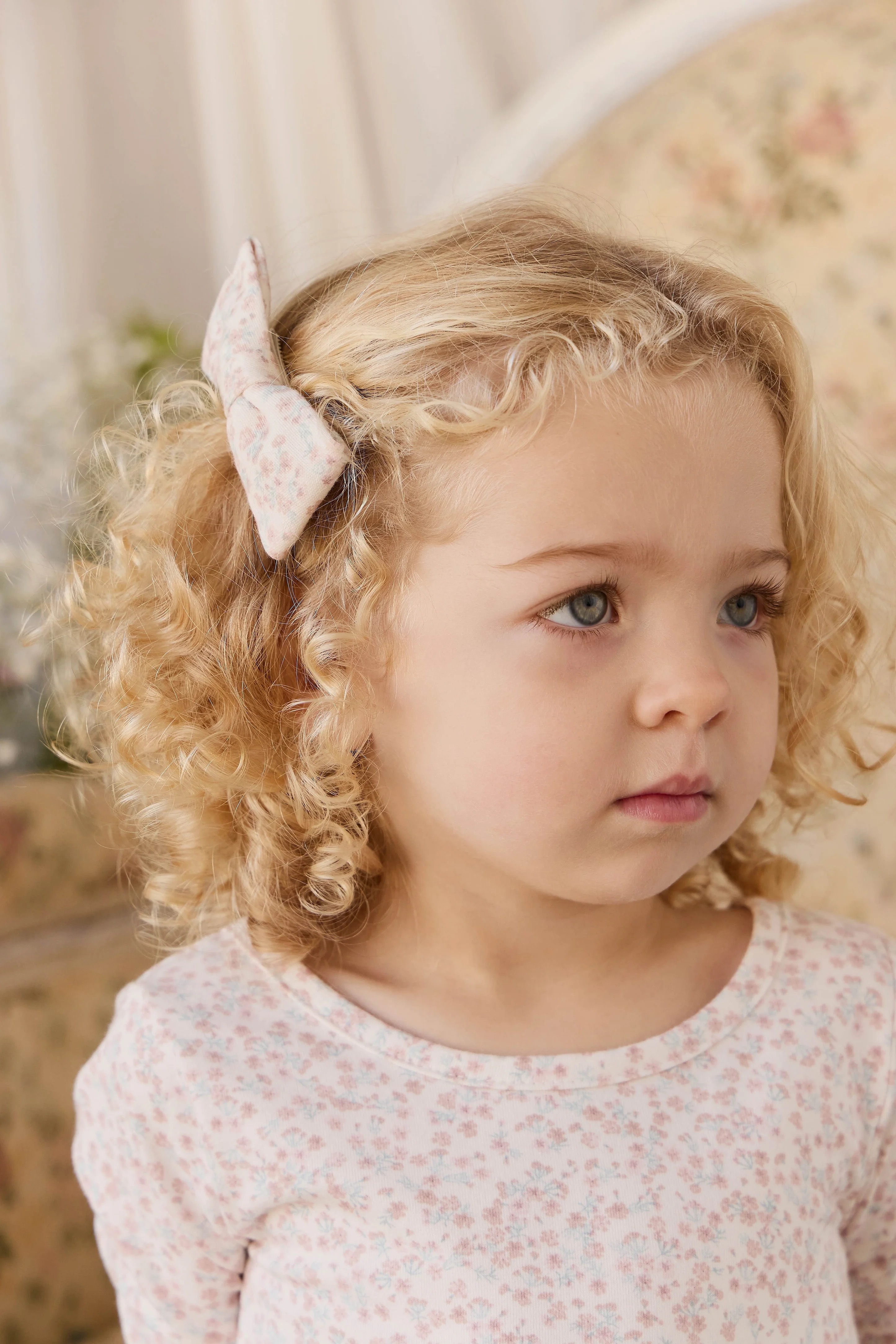 【預購】JAMIE KAY -Organic Cotton Desiree Bow（Posy Milk）