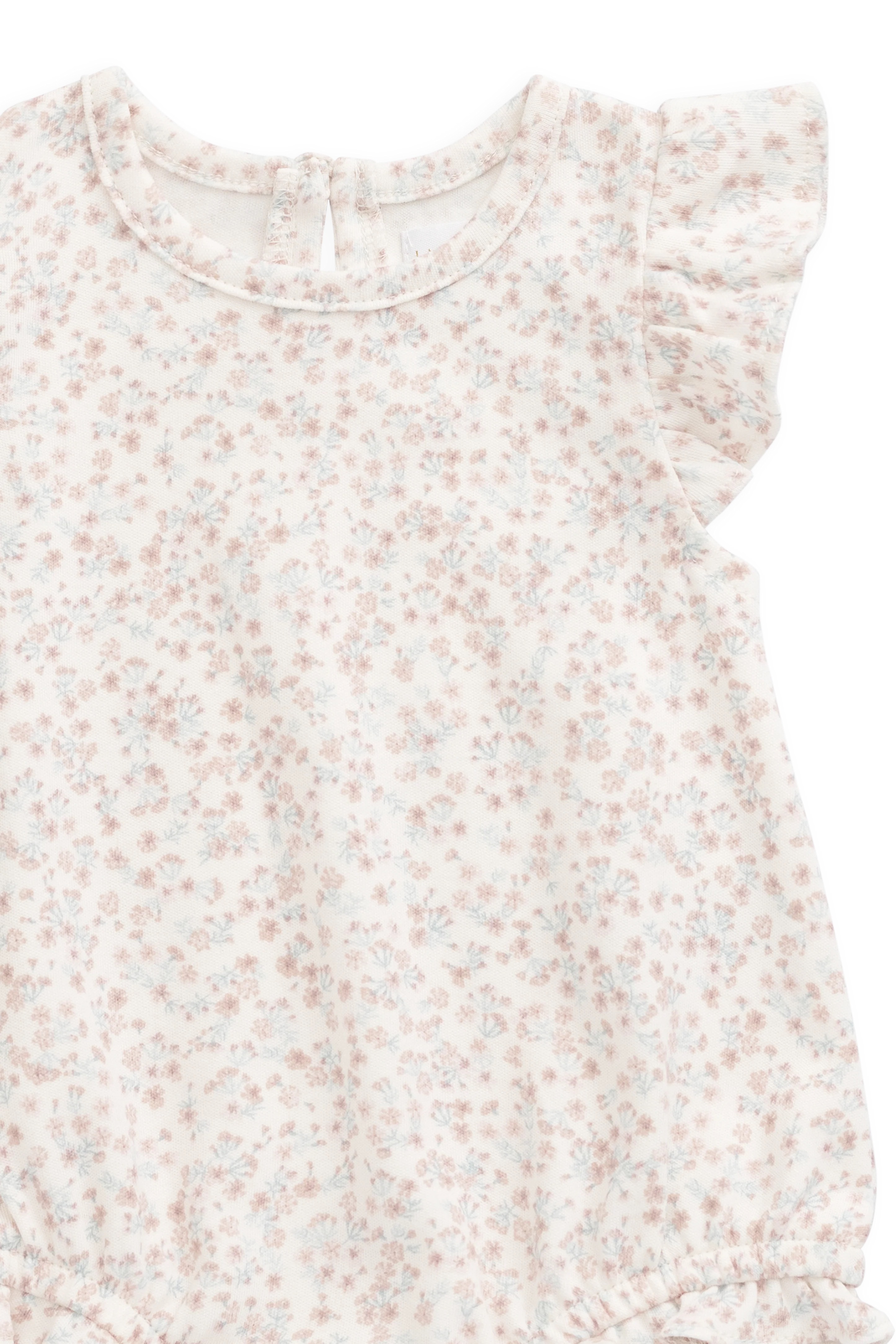 【預購】JAMIE KAY -Organic Cotton Adrienne Playsuit（Posy Milk）