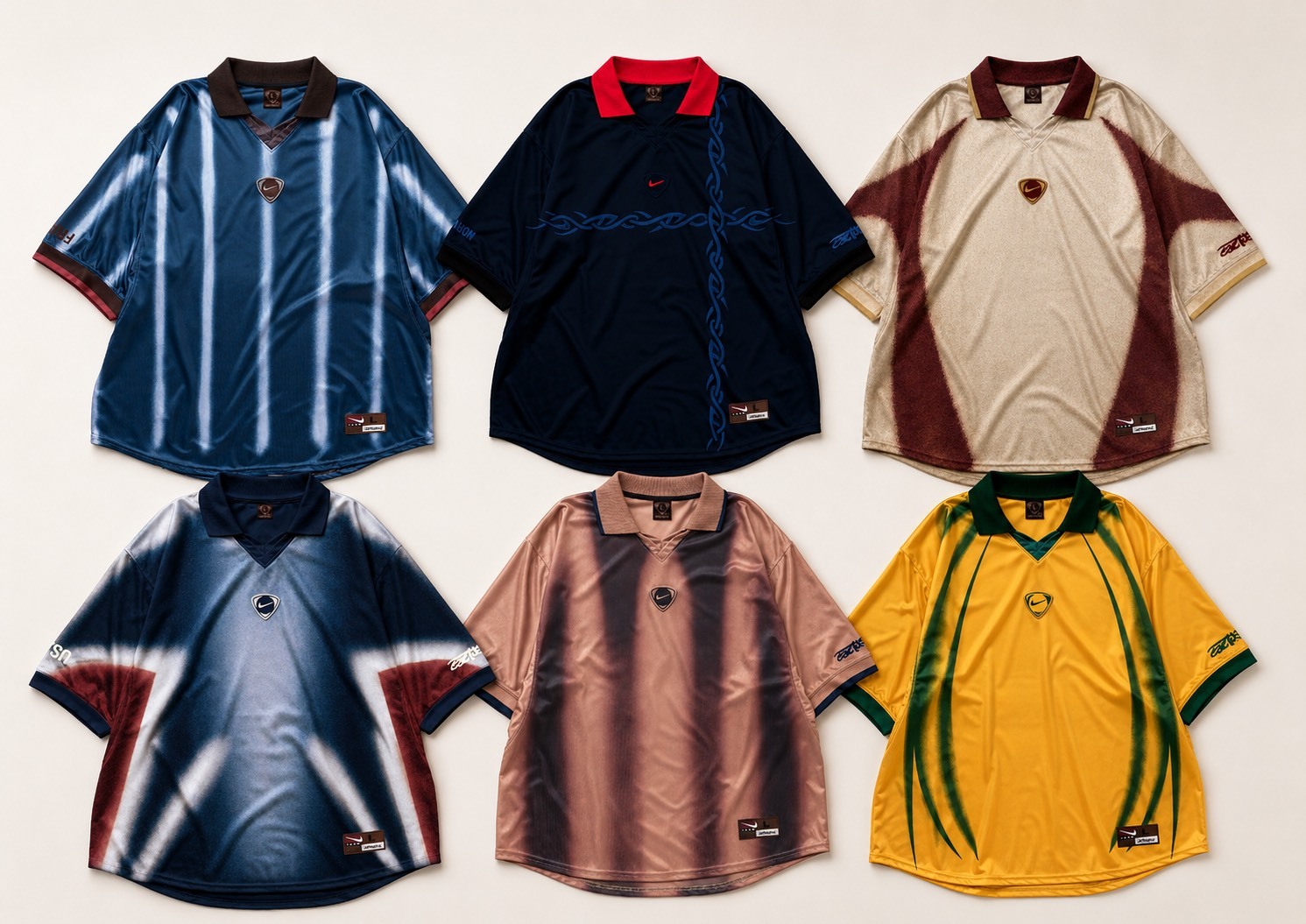 Travis Scoot X NIKE X FIFA Total 90 Retro Series Jersey 多國 短袖 球衣