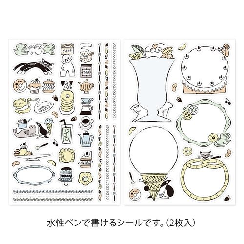 MIDORI｜Yuru Log貼紙 甜點與動物