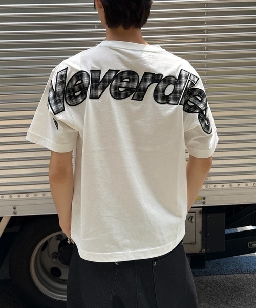 kutir / ASSORT CHECK APPLIQUE T-SHIRT