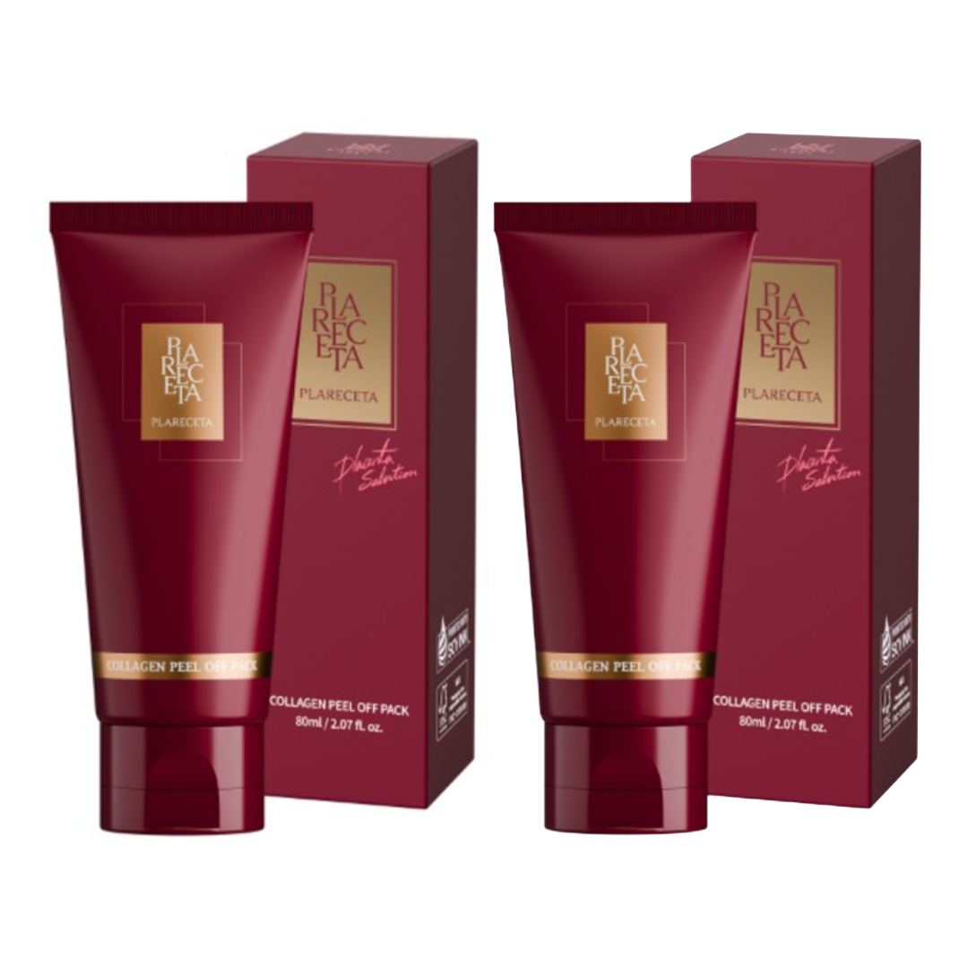 BU013 PLARECETA 胎盤膠原蛋白撕拉面膜 80ml 一套2件 EXP: 2027-03-31