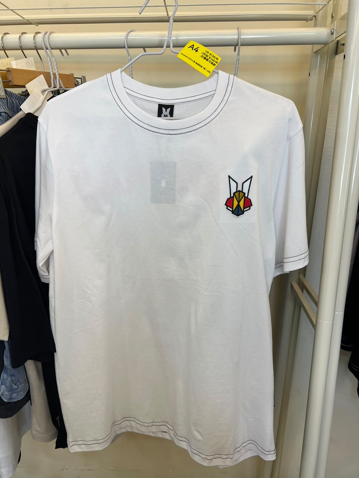 0627HA04-HANAHAII-CLOTH-Hanahaii SEOUL兔 純棉短袖 T恤[2件起 $168/件,同優惠可混款]（A4）