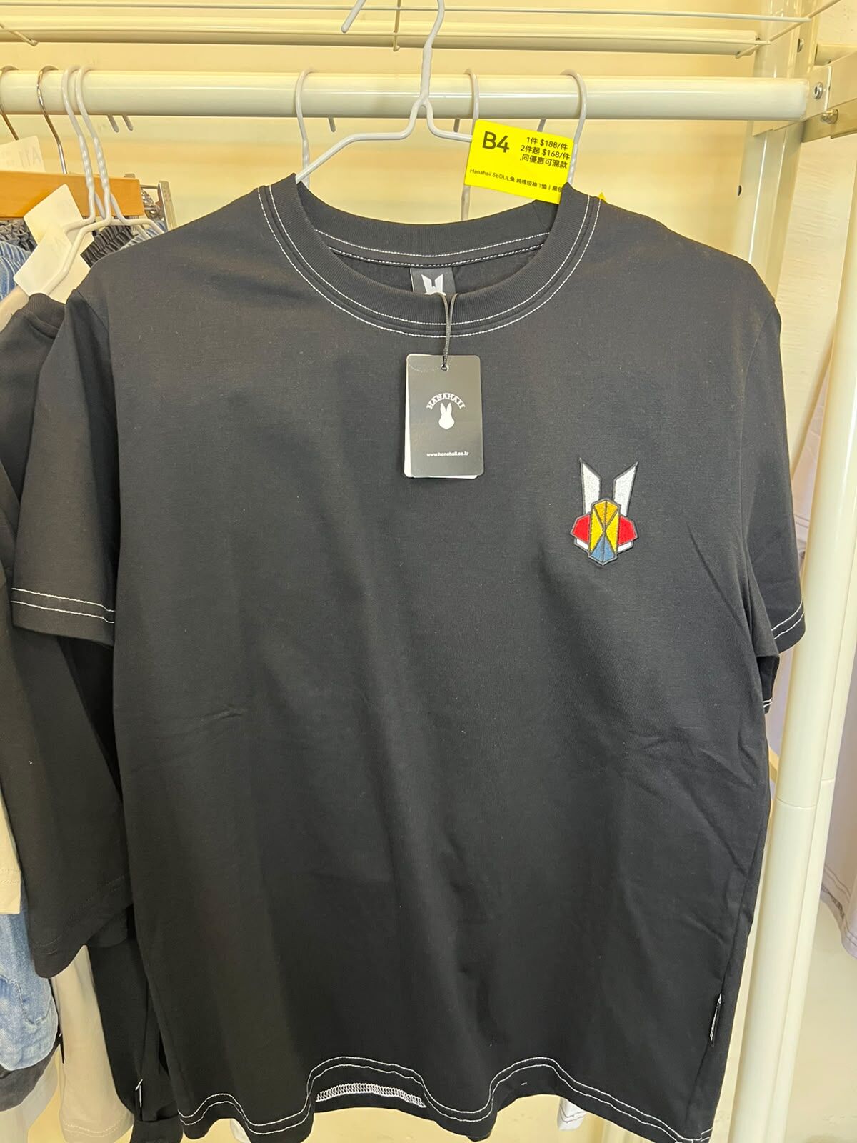 0627HA04-HANAHAII-CLOTH-Hanahaii SEOUL兔 純棉短袖 T恤[2件起 $168/件,同優惠可混款]（A4）