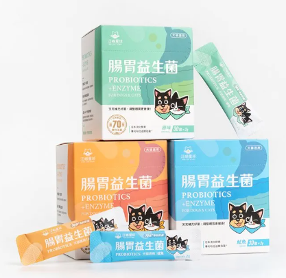汪喵星球 - 腸胃益生菌 (雞肉/原味/魷魚味) 2g x 30包裝