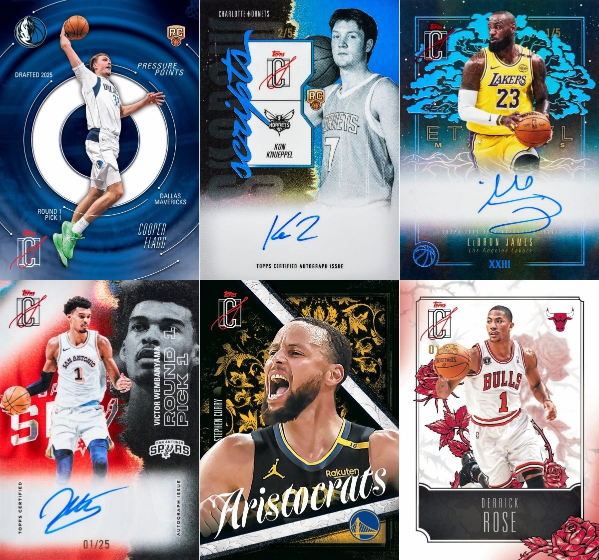 2025-26 Topps Signature Class Basketball Mega Box 球員卡 卡盒