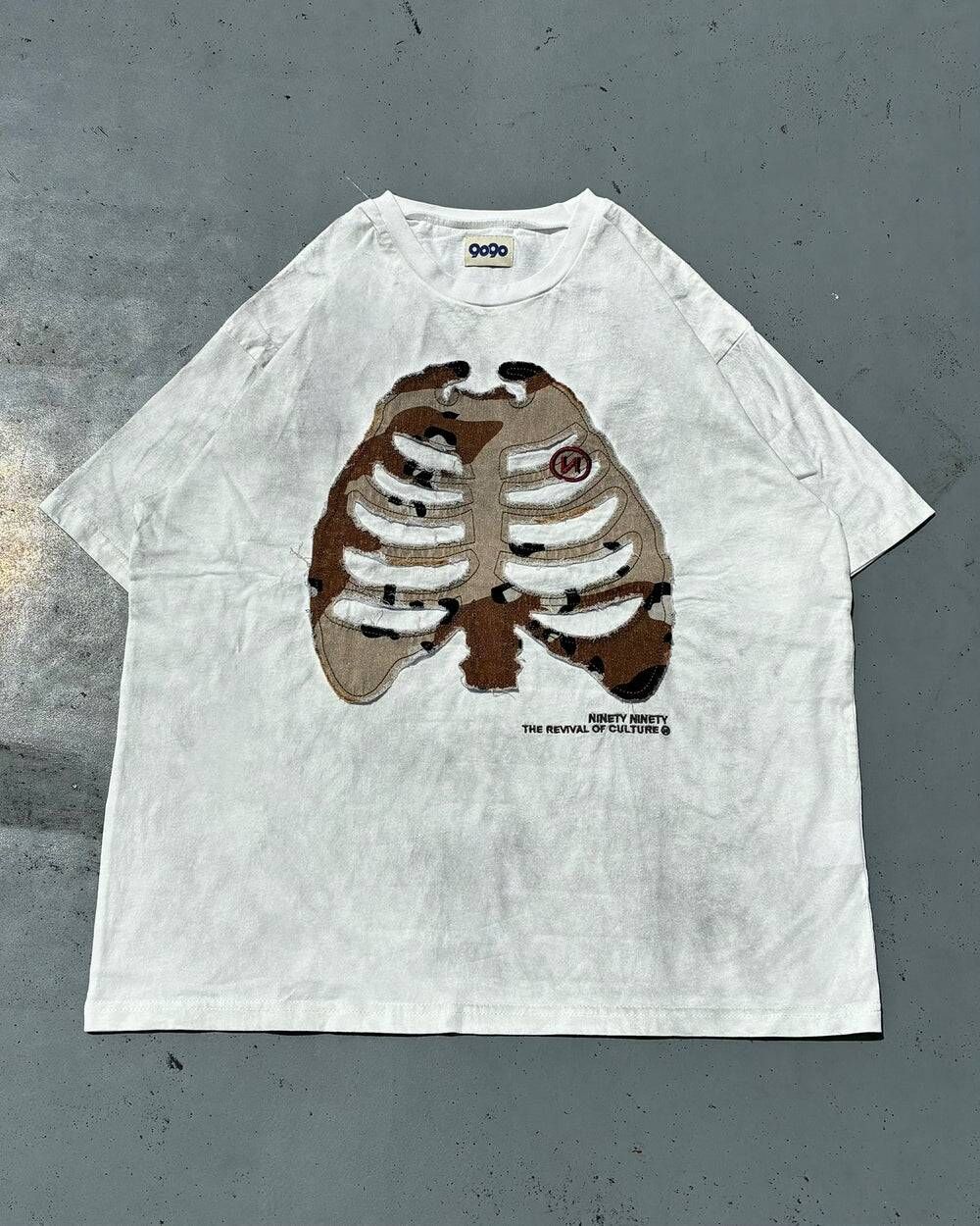 【9090】0627發售新品 Burned Bone Patch Tee