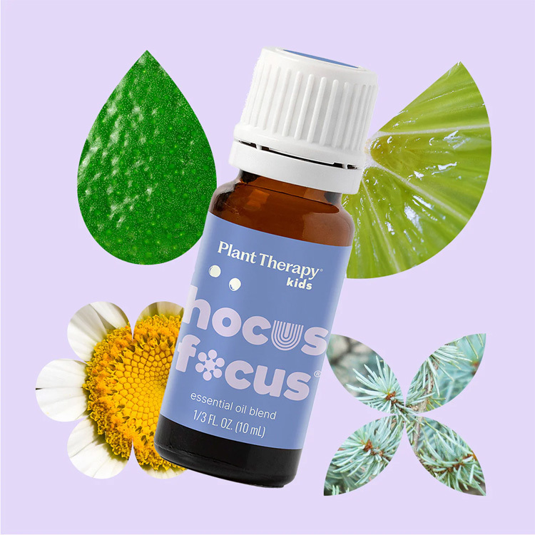Plant Therapy Hocus Focus KidSafe Essential Oil Blend-10ml