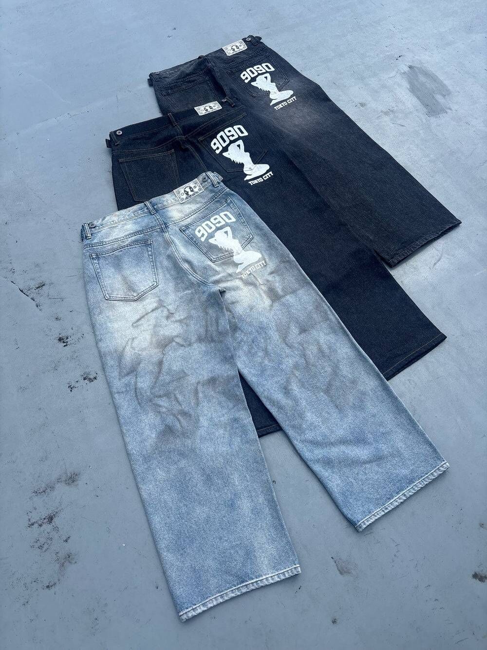 【9090】0627發售新品 Sexy Logo Denim Pants
