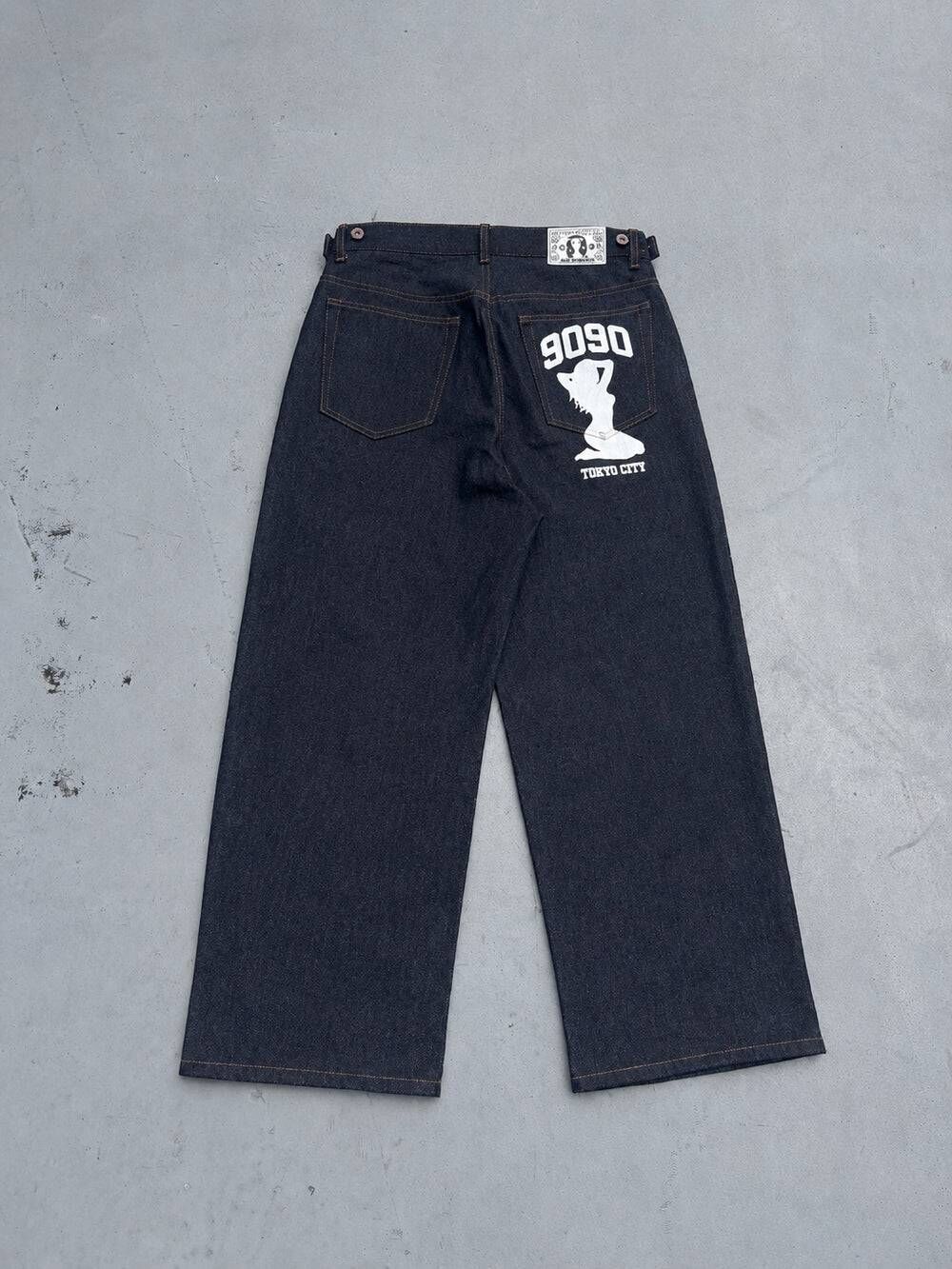 【9090】0627發售新品 Sexy Logo Denim Pants