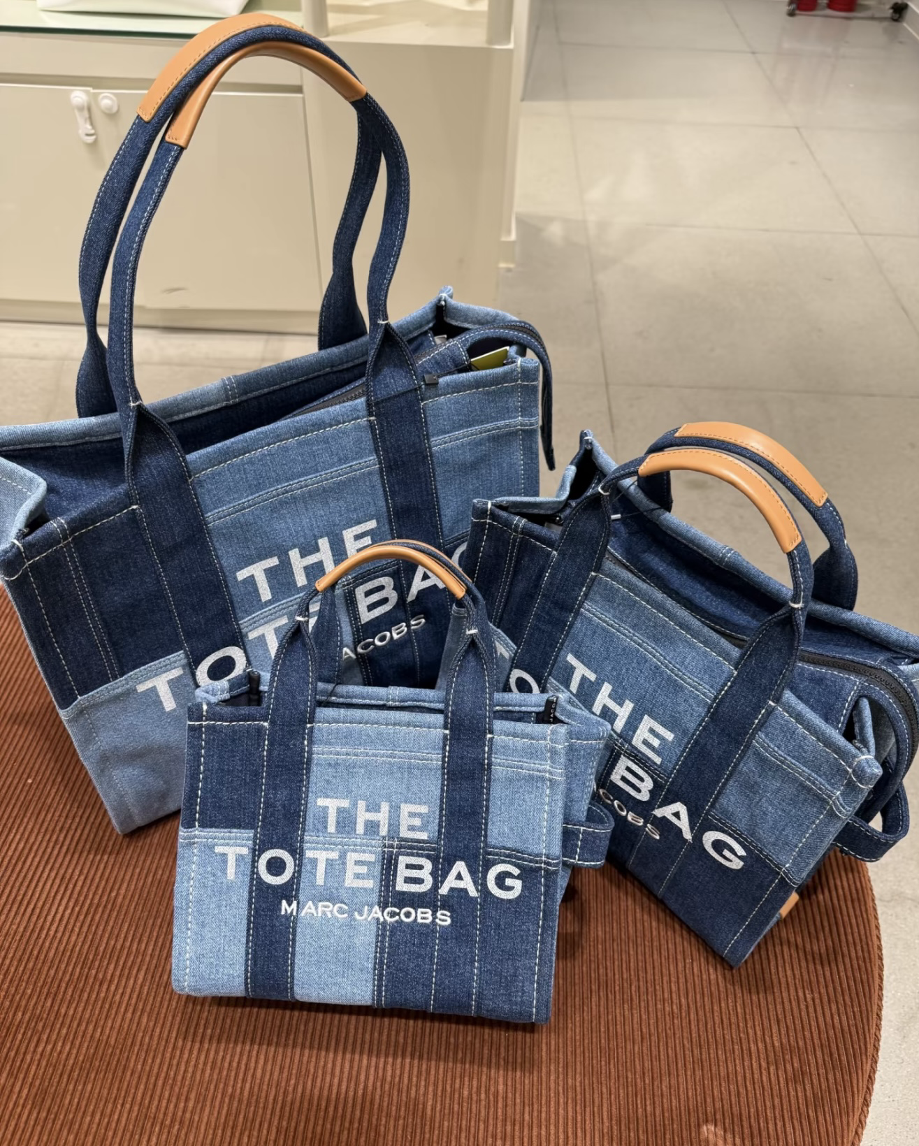 【直播】Marc Jacobs LX062607 牛仔托特包 (藍色)
