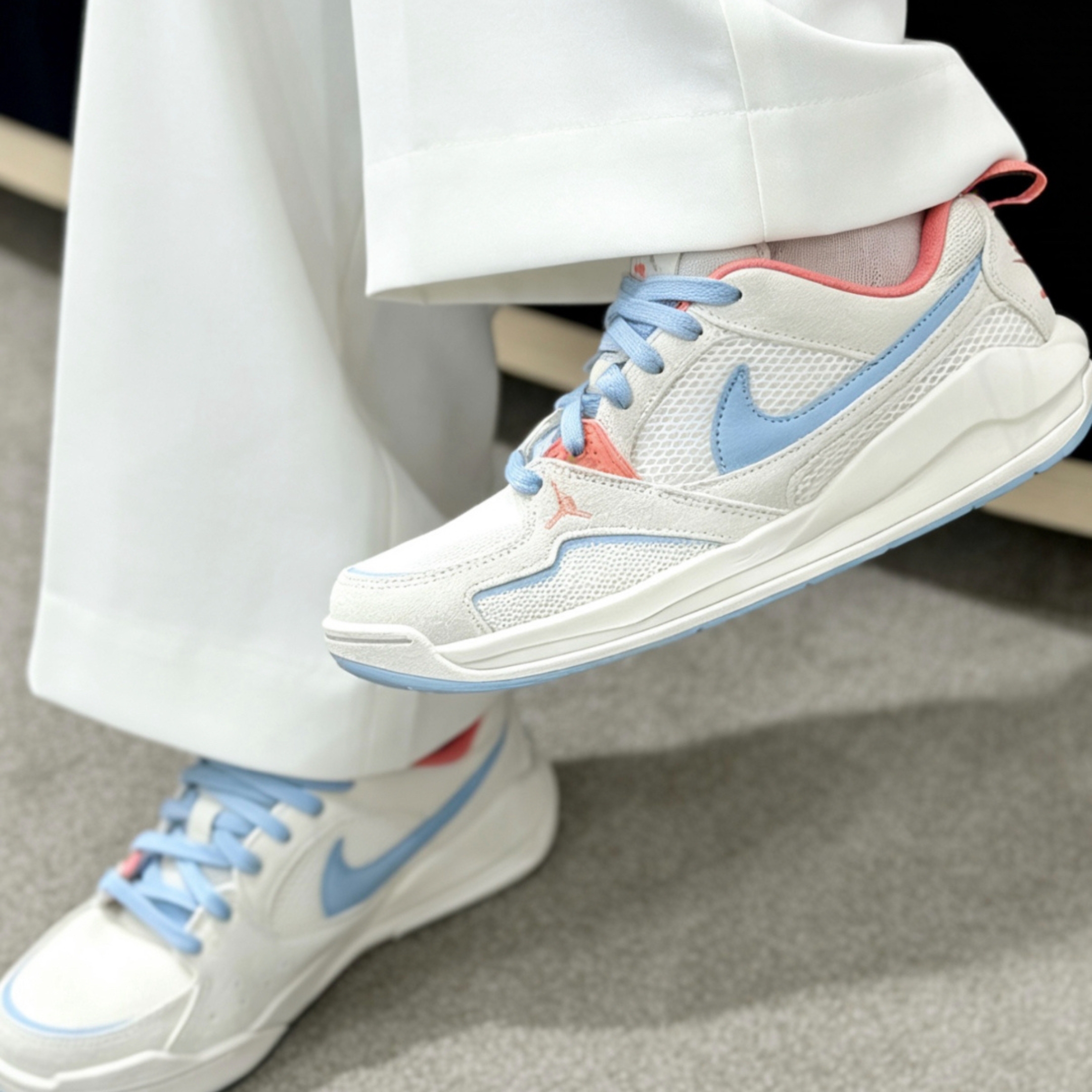 NICEDAY 代購 Nike WMNS Jordan CMFT Era 冰淇淋 女款 天藍 白 象牙白 淺藍 HJ6778-100