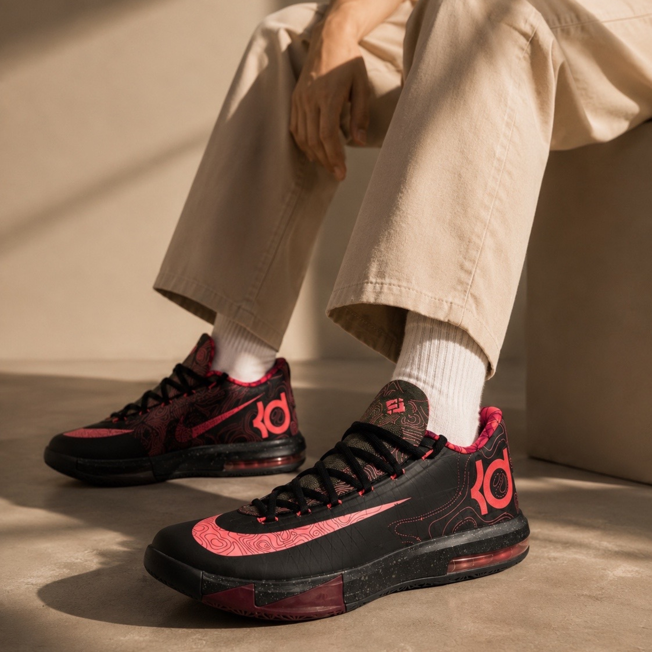 NICEDAY 代購 Nike KD 6 Meteorology 黑紅 紅黑 杜蘭特 死神 復刻 籃球鞋 實戰 IM4409-001