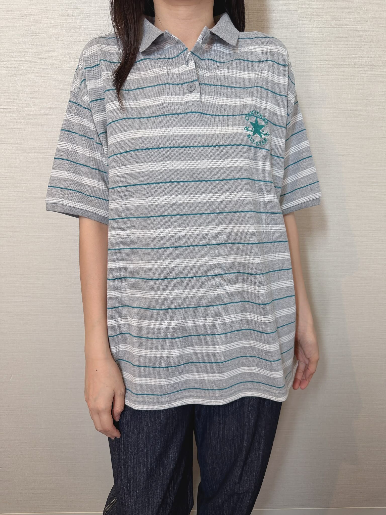 Con 橫間刺繡logo Polo恤