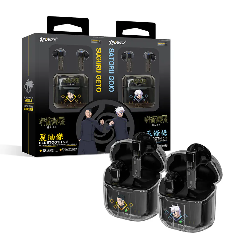(暑假限時優惠) XPower BSE10 x咒術回戰〈Geto夏油〉True Wireless Bluetooth 5.3 Earbuds