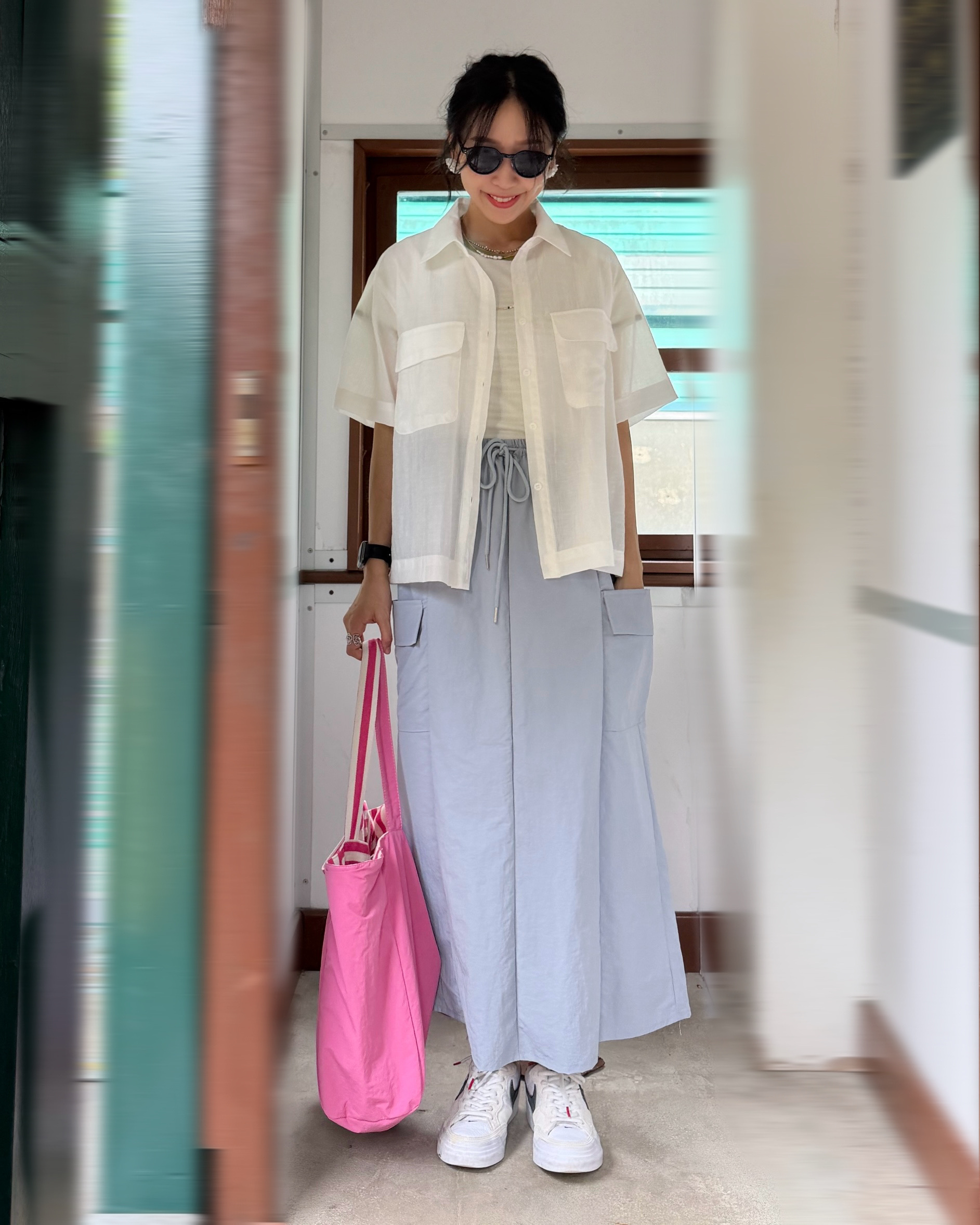 6月新品♥風褸質地Sk[全橡筋腰]