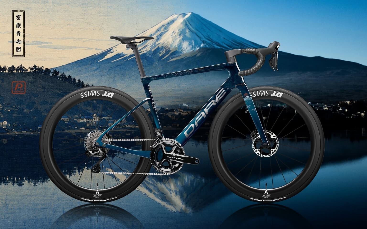 DARE PA-AFO 限量車架「富嶽青 Mt. Fuji」限定紀念塗裝