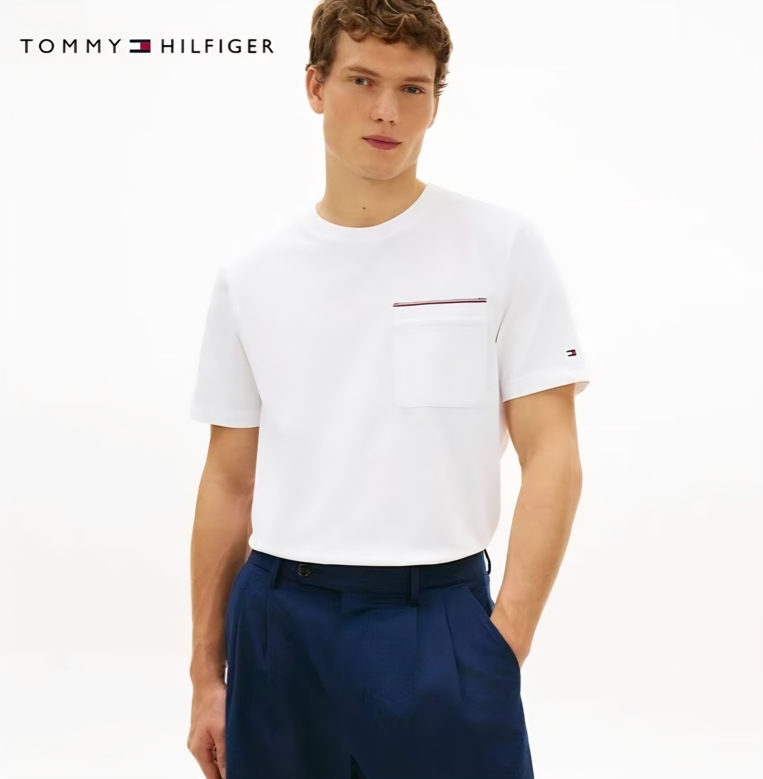 TOMMY 口袋ogo 男款 Tee #6-25