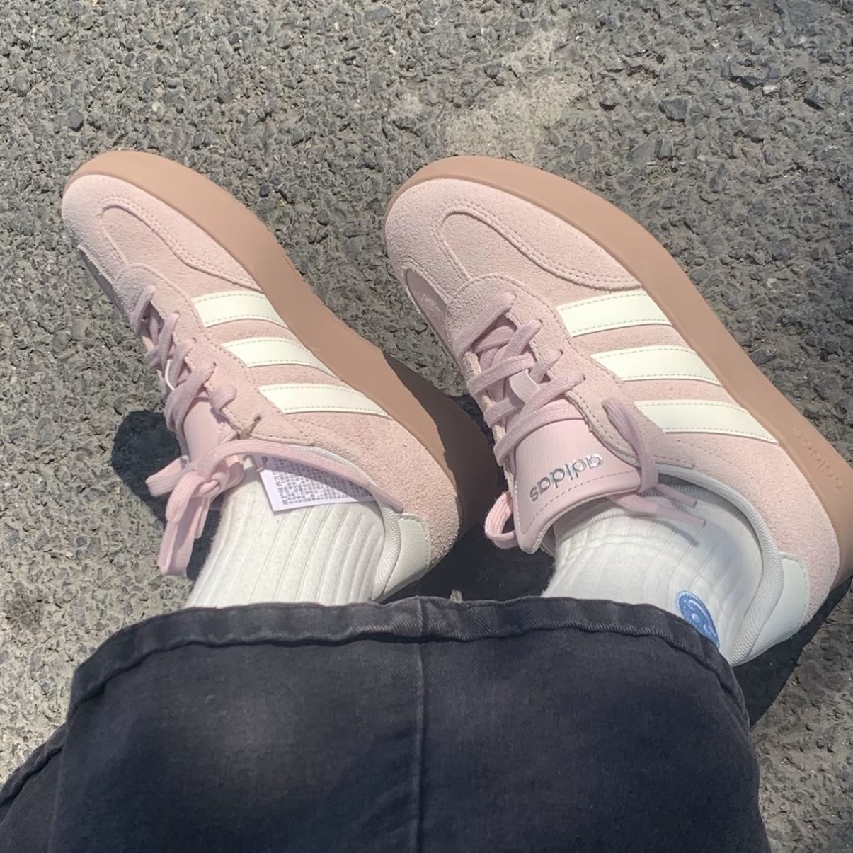 ADIDAS ORIGINALS BARREDA 櫻花粉 德訓鞋 休閒 女鞋 愛迪達 KH6998