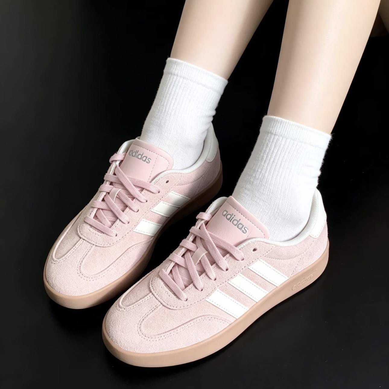 ADIDAS ORIGINALS BARREDA 櫻花粉 德訓鞋 休閒 女鞋 愛迪達 KH6998