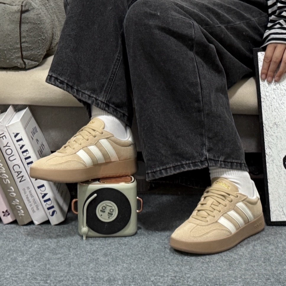 ADIDAS ORIGINALS BARREDA 卡其 奶茶 德訓鞋 休閒鞋 愛迪達 KH7000