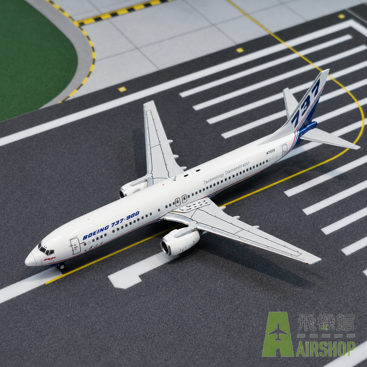 JC wings 1/400 波音737-900 N737X 波音原廠舊塗裝