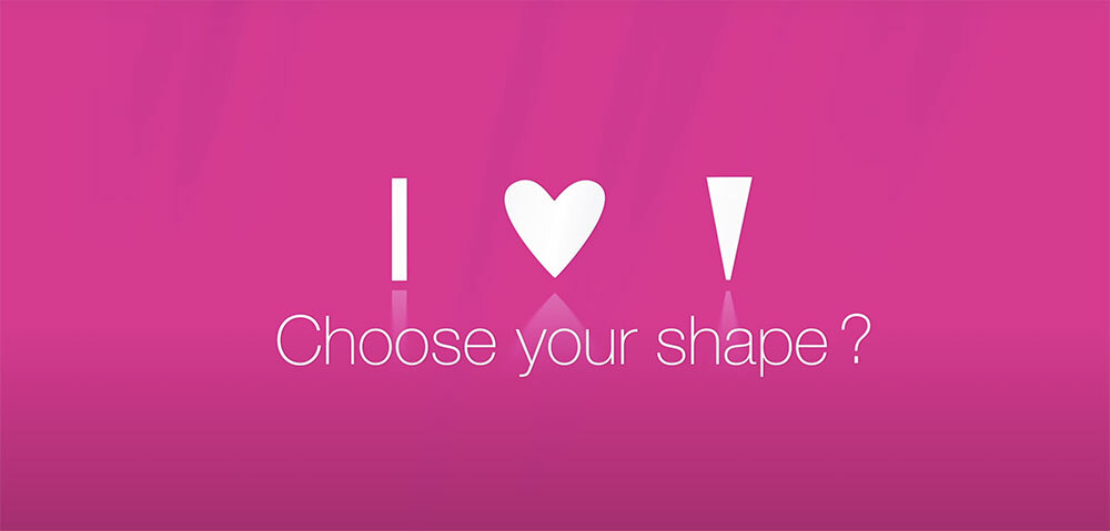 Ladyshape Heart Intimate Shaving Kit