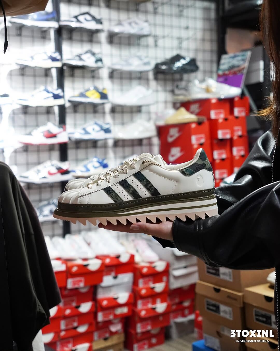 (預訂) CLOT x BAPE x Adidas Superstar