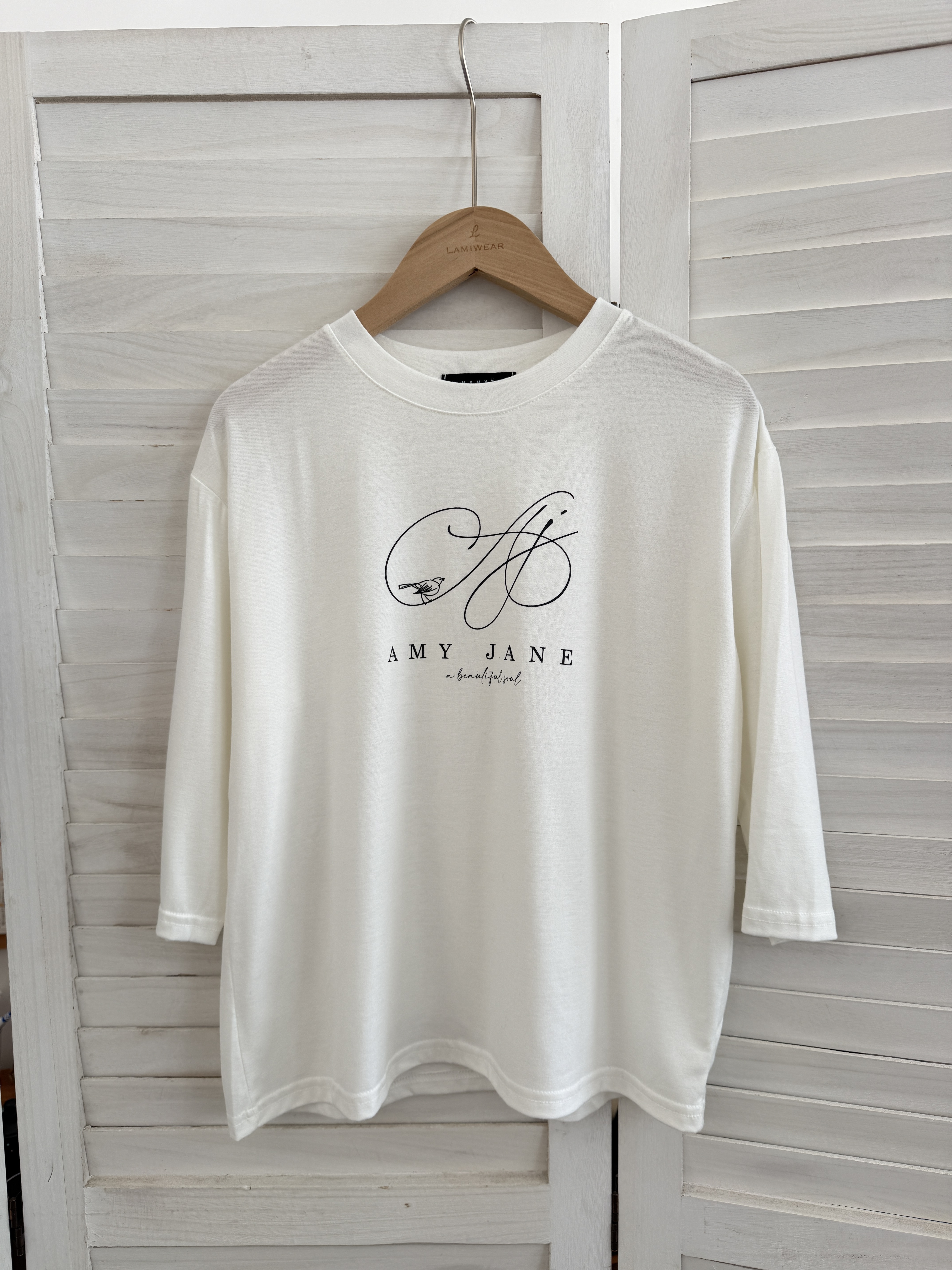 S.A.L.E 簡約中袖軟糯TOP