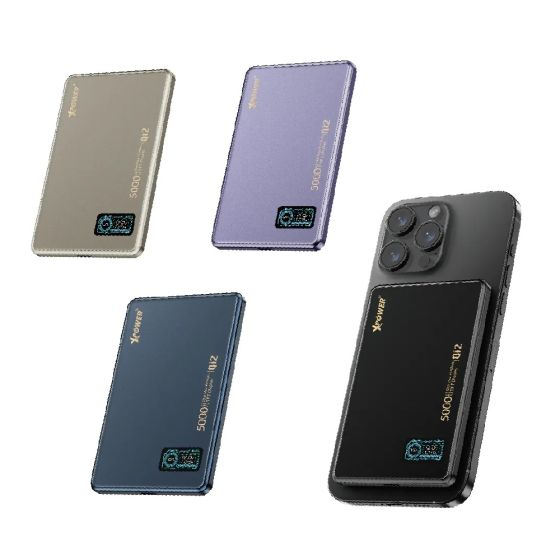 (3C認證版) XPower MagDigita5 5000mAh PD3.0+QI2 磁吸移動電源