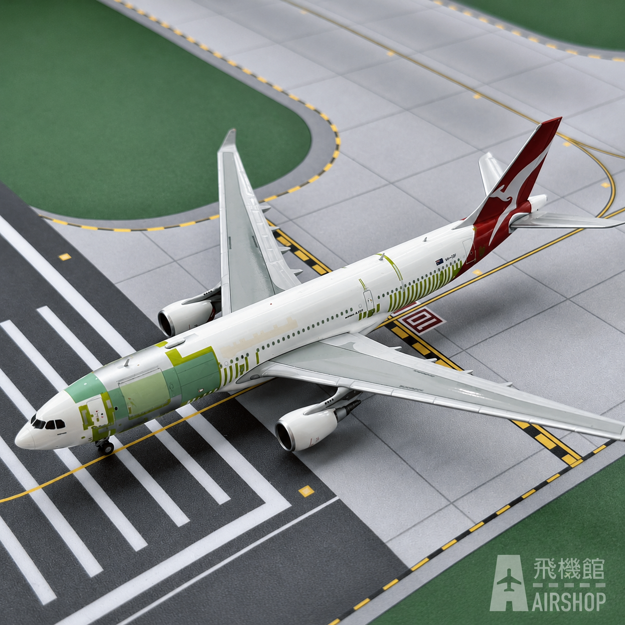 JC wings 1/400 澳洲航空貨運 A330-200P2F VH-EBF 蒙皮塗裝