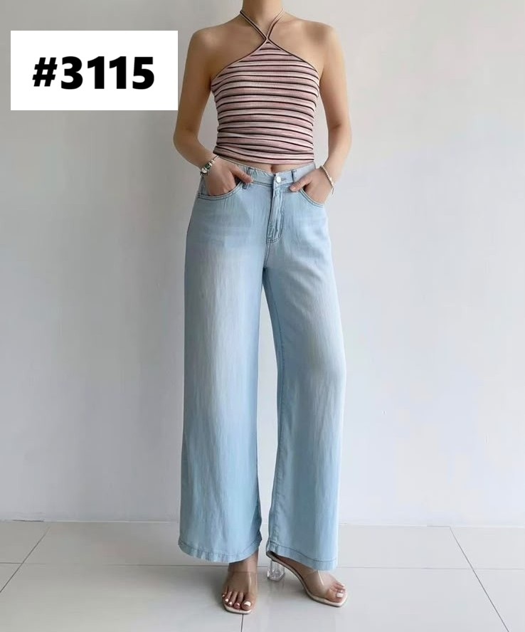 HW06 #3115   冰絲牛仔褲  S:腰26-31 HIP40 長37 /M:腰28-33 HIP41 長37.5 /L:腰30-35 HIP41.5 長38  /XL:腰31-37 HIP42 長38.5 $499