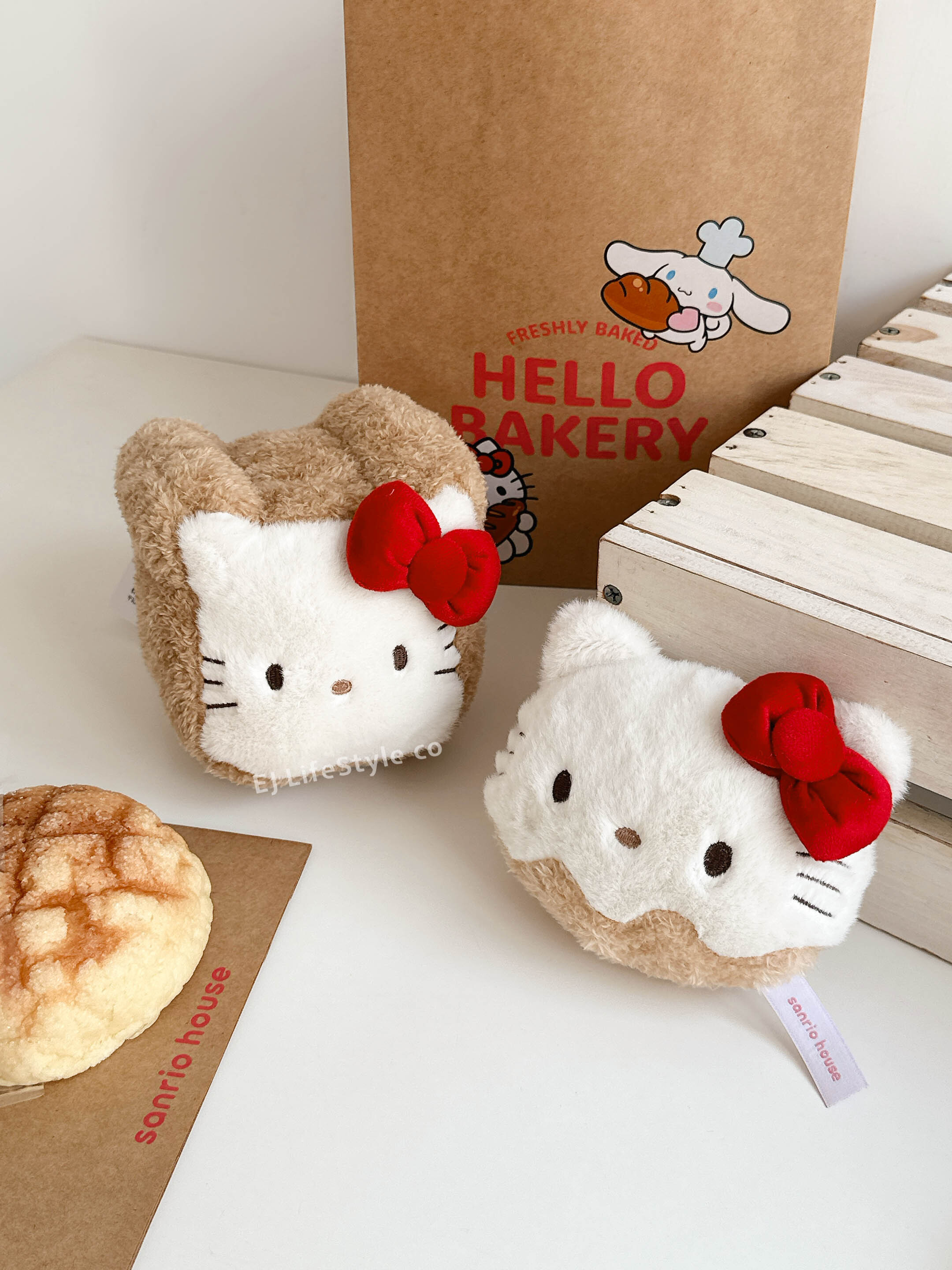 🇯🇵 SANRIO HOUSE 三麗鷗家族 "HELLO KITCHEN" 麵包系列 布丁狗 帕恰狗 大耳狗 美樂蒂 凱蒂貓 HELLO KITTY 玩偶 娃娃 / 現貨